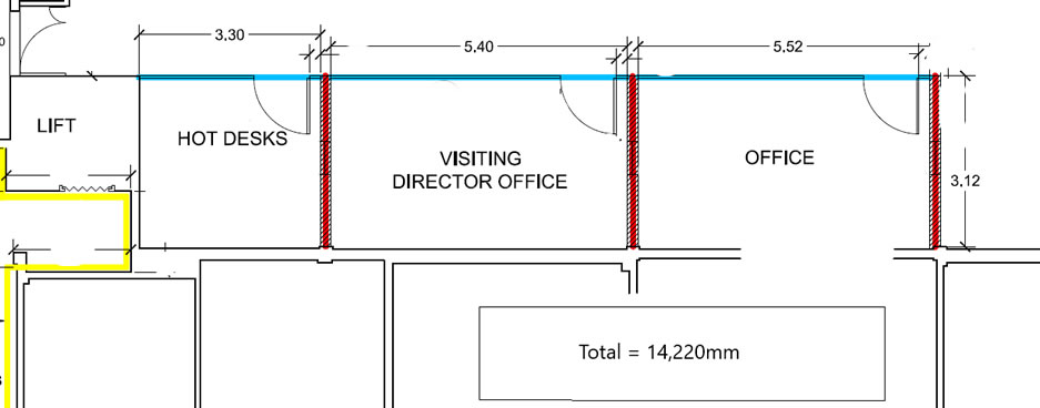 Instant Glass Partition Quote measure guide measure-guide